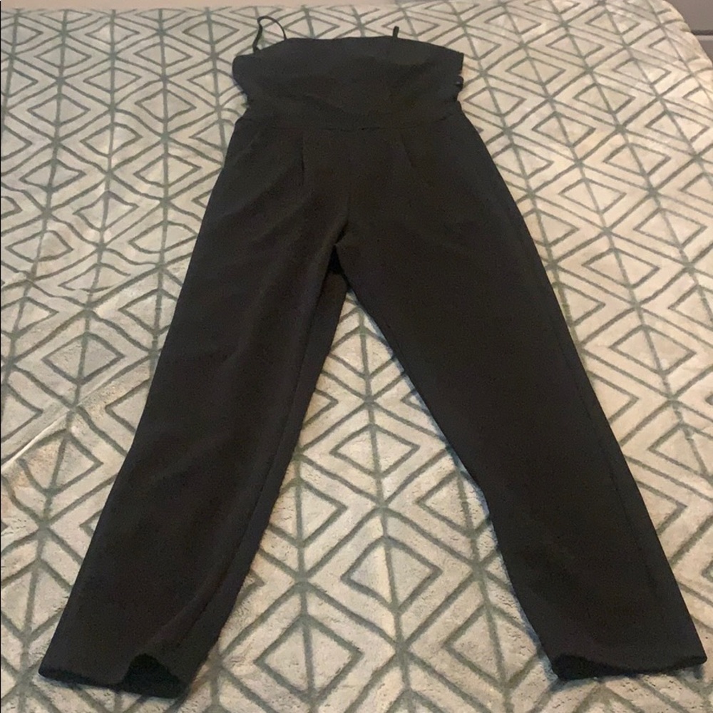 Black Pants Romper